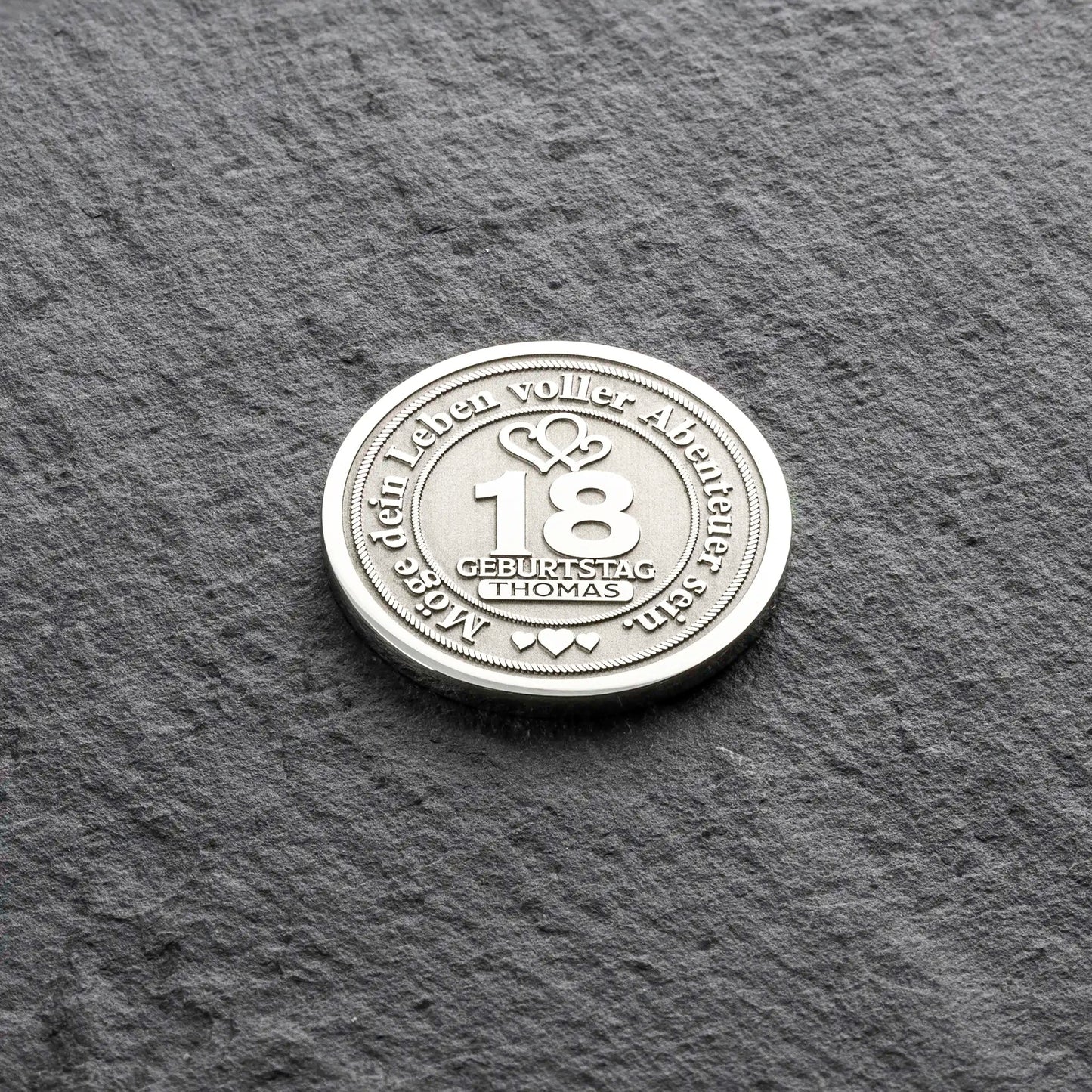 18th Birthday Gift - Commemorative Coin - Custom-Coins.Gift