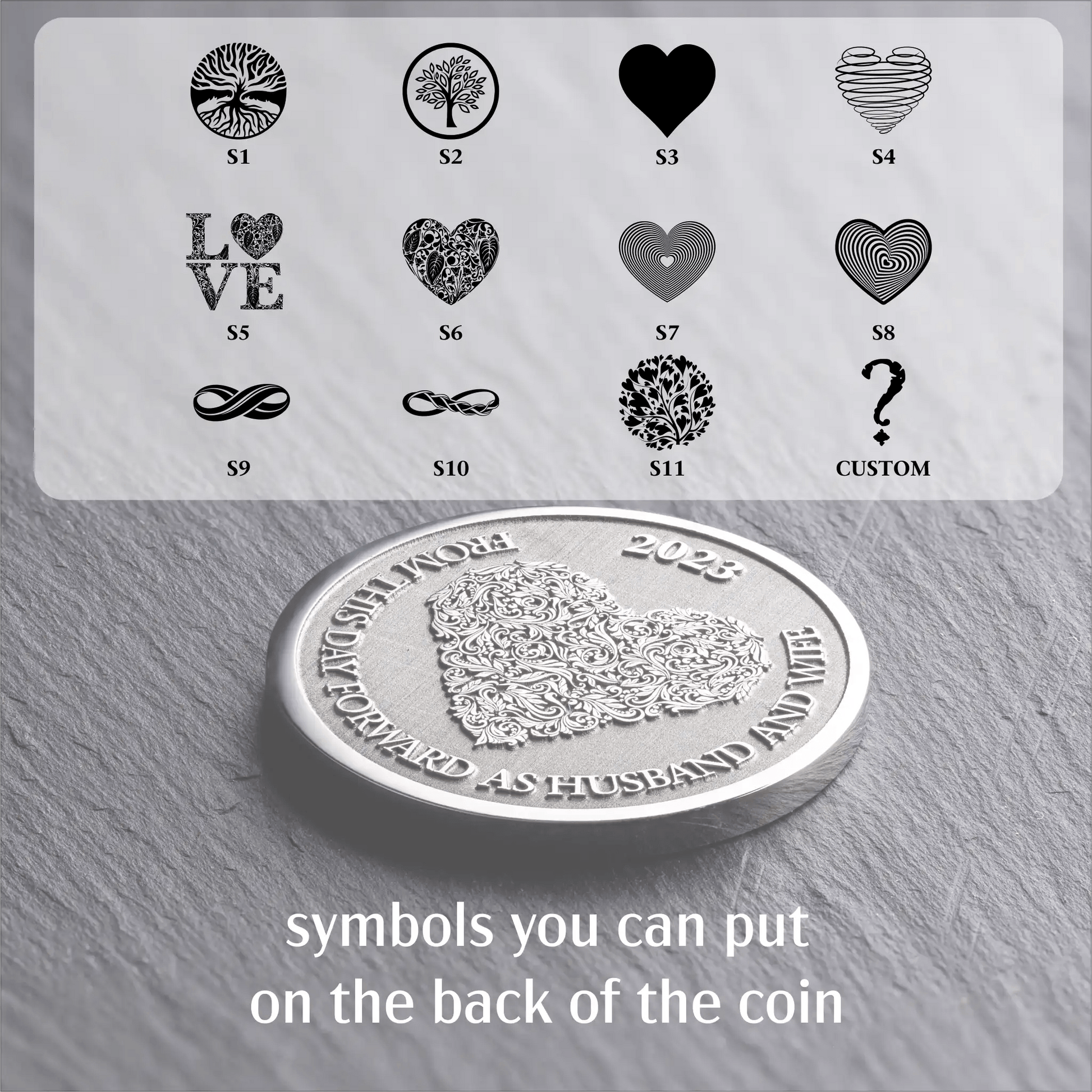 50th Birthday Gift - Personalized Coin - Custom-Coins.Gift