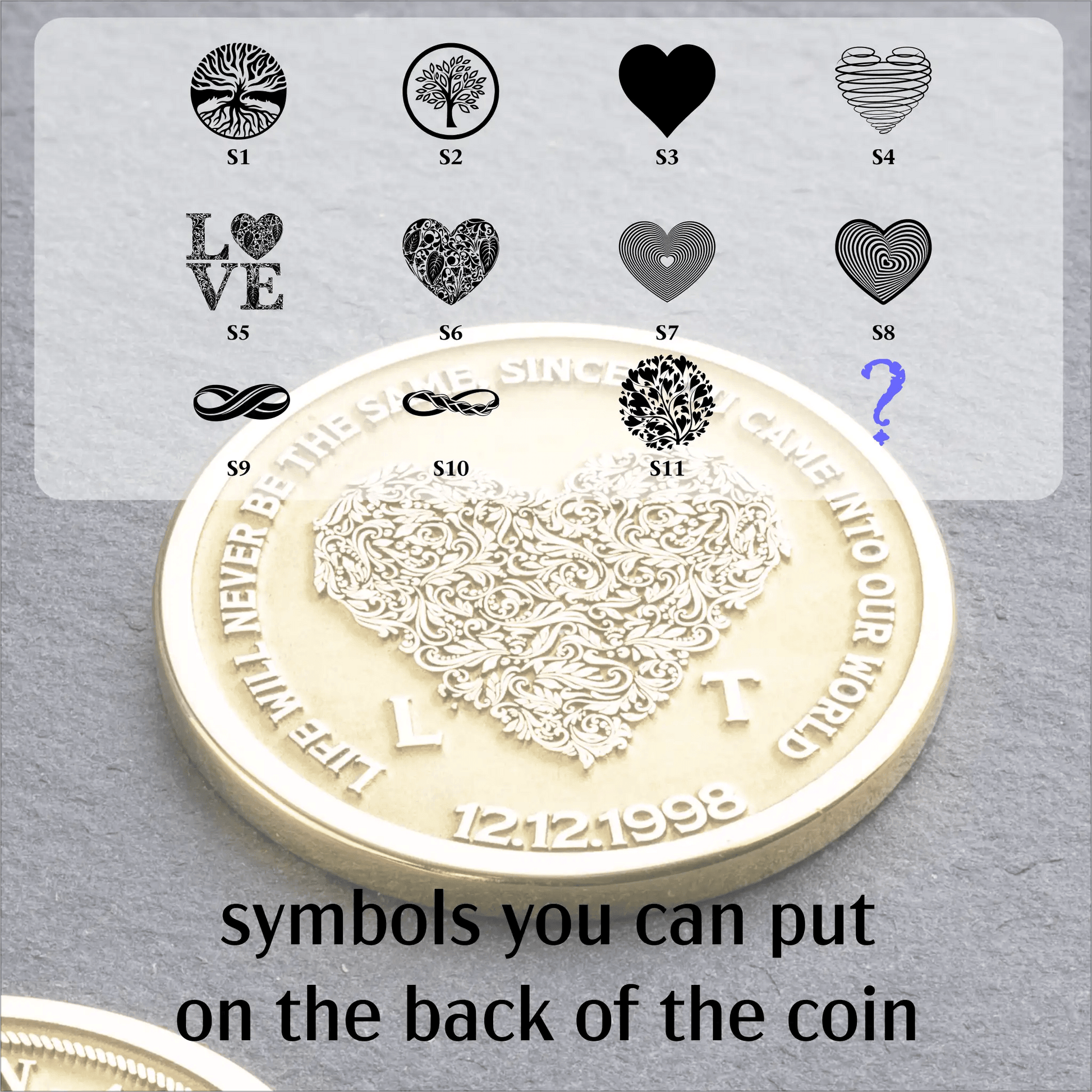 Best New Mum Gift - Personalised Gold-like Commemorative Coin - Custom-Coins.Gift