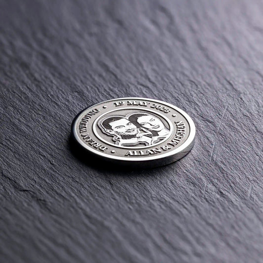 Custom Wedding Coin: Celebrate Your Love Story in a Unique Way - Custom-Coins.Gift