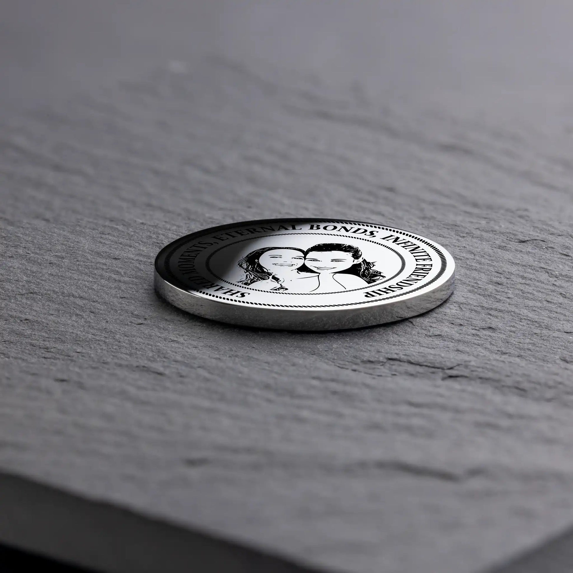 Customized Coin: The Ultimate Gift for a Best Friend - Custom-Coins.Gift