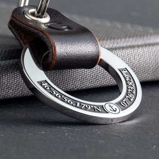 Personalised Anchor Keyring: Navigate Life's Adventures in Style - Custom-Coins.Gift