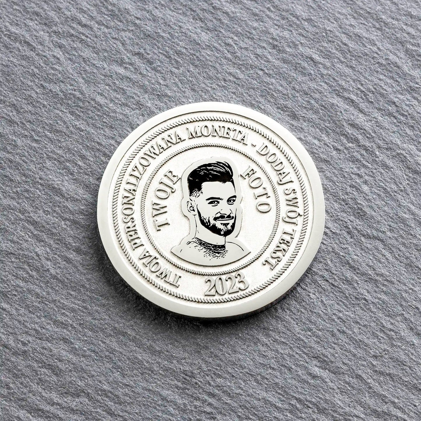 Personalised Coin – The Unique Gift for the Man Who Has Everything... Except His Face on a Coin! - Custom-Coins.Gift