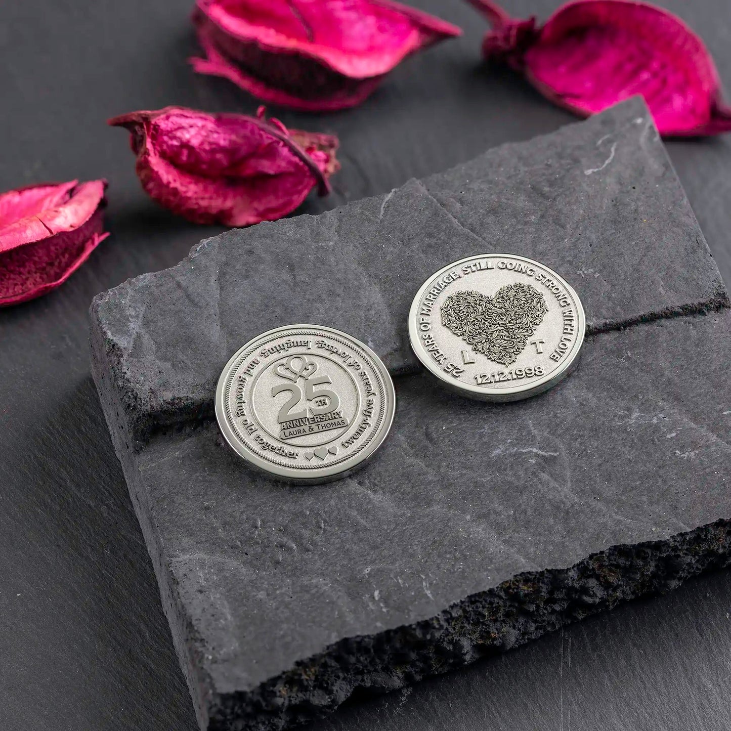 Personalized Coin - The Ultimate Unique Anniversary Gift - Custom-Coins.Gift