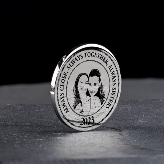 Special Gift for a Sister - Personalized Coin - Custom-Coins.Gift