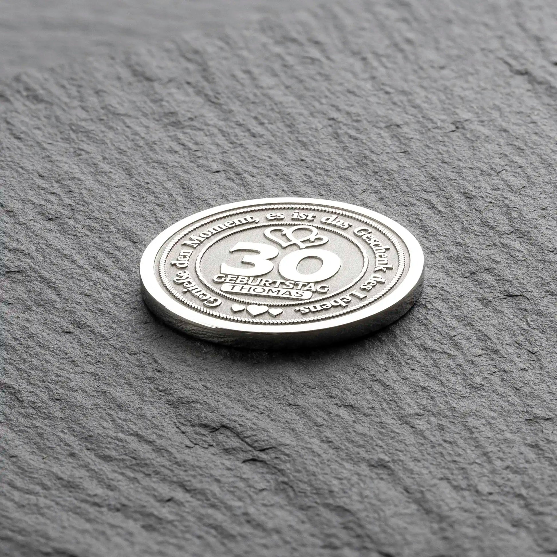 Unique 30th Birthday Gift: Personalized Commemorative Coin for a Milestone Celebration - Custom-Coins.Gift